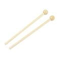 thumbnail image 3 of Almencla 2Pcs Marimba Mallets Wooden Drumsticks Musical Toys Multifunctional Percussion Sticks Wood Drum Stick for Xylophone Hand Drum, 3 of 8