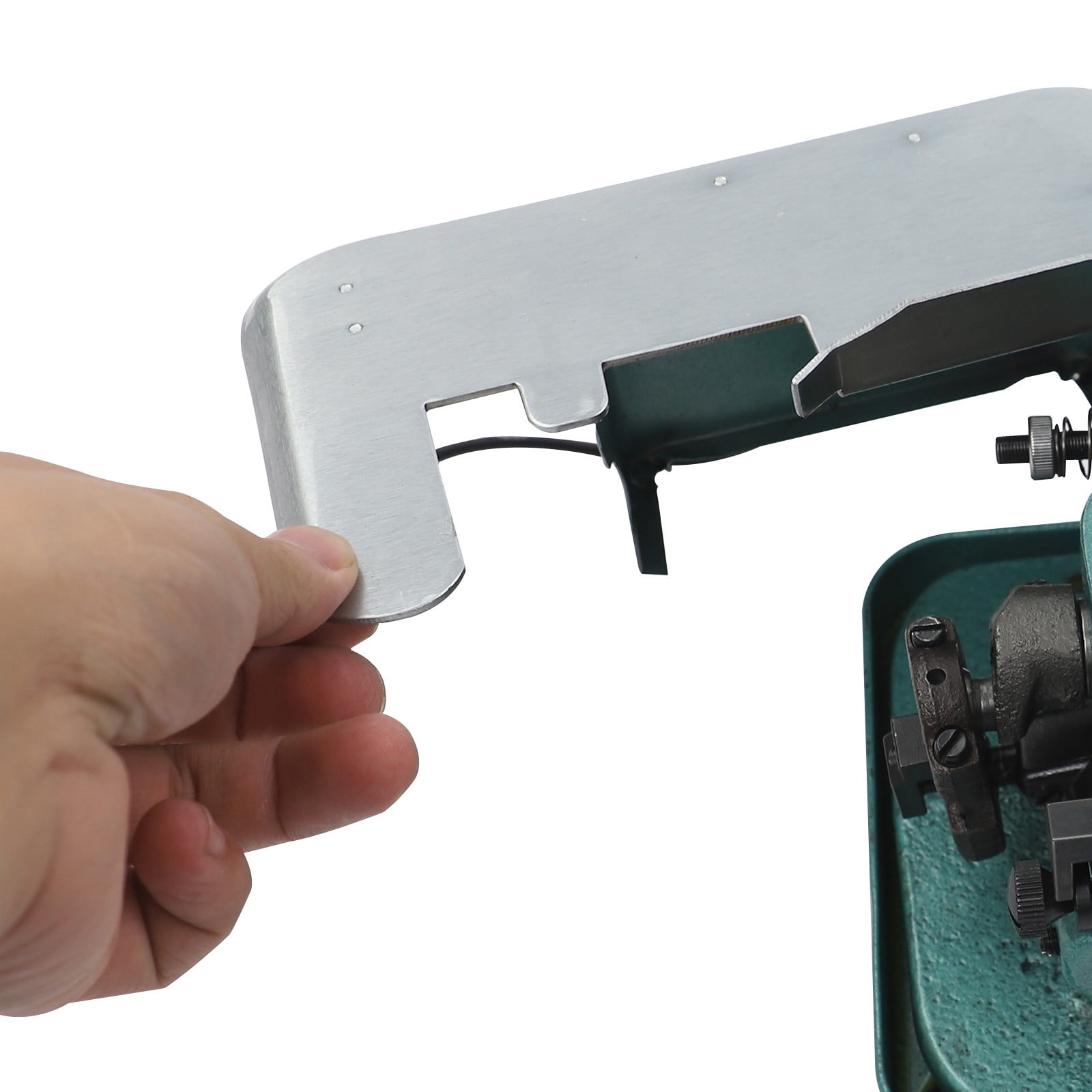 Sewing Machine, Metal Frame Overlock Machine, 150W Heavy Duty Serger for Sewing & Fabric Edging, Prevent Fraying & Create Neat Finishes, Home Use