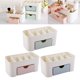thumbnail image 3 of Lightweight Plastic Storage Box Drawer Style Design Organize Jewelry Cosmetics on Office Desktop Dressing Table, 3 of 7