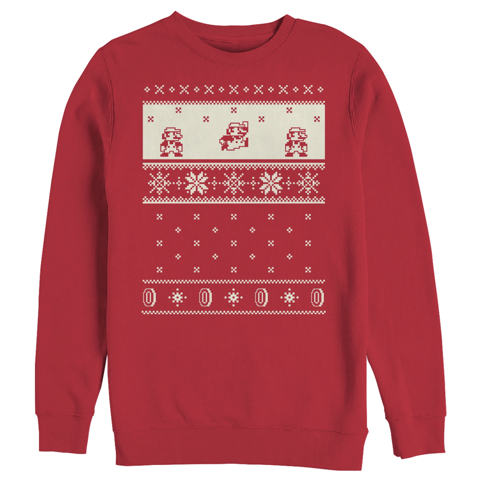 Men's Nintendo Christmas Sweater Mario 