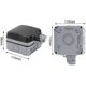 thumbnail image 1 of Enchufes de jardín, enchufe exterior, enchufe USB resistente a la intemperie IP66, enchufe de pared, 1 of 4