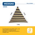 thumbnail image 5 of Malla Sombra Velaria 5x5x5 - Triangular Bicolor - Mallasombra para Exteriores - Bastillas Dobles Reforzadas - Protección 90% Rayos UV - Lonasombra - Velaria 5x5x5 CB, 5 of 5