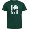 thumbnail image 1 of T-Shirt Adulte Vert Forêt - Fête de la Saint-Patrick - Shamrock Love Your Dad, 1 of 1