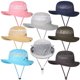 thumbnail image 5 of Sombrero para el sol Protección UV Sombrero para el sol Sombrero de pesca transpirable de secado rápido para hombres y mujeres Gofishup Sombrero para el sol, 5 of 7