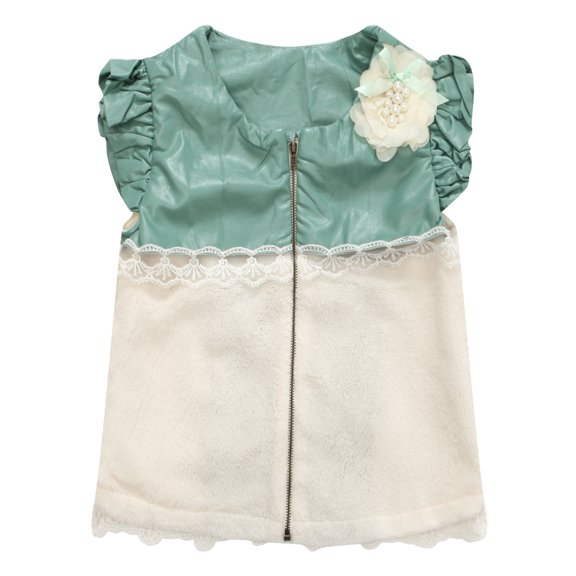 Richie House Girls' Sweet Coat with Fake Leather RH1260