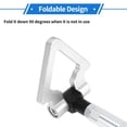 thumbnail image 4 of Ganchos de remolque triangulares Unique Bargains, gancho de remolque atornillable para Toyota Avanza, gancho de remolque de carreras de aleación de aluminio plateado, 4 of 7