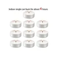 thumbnail image 4 of 50 Pcs Petites Bougies Minimalistes Fournitures de Fête Décontractées Quotidiennes Blanches Roses Rouges Bougies Simples Temps de Combustion 2hrs 3hrs 4hrs Adaptées pour Mariage, 4 of 4
