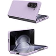 thumbnail image 3 of Case for Samsung Galaxy Z Fold 5 (2023) with Cover Screen Protector, Thin Hard PC Phone Case for Galaxy Z Fold5 - Lilac, 3 of 14