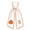 G, variant on Halloween Pumpkin Wreath Sash Fall Front Door Orange Bow Sash, 1pc Monogrammed Ribbon with A to Z Embroidery, 50x4 Inch Polyester Wreath Decor(B )