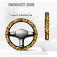 thumbnail image 5 of ZUXONGSY Sunflower Golf Cart Steering Wheel Covers Club Car Steering Wheel Cover 13 Inch Golf Cart Steering Wheel Protector Cover Fashion Steering Wheel Cover Auto Golf Cart Accessories Decor, 5 of 7