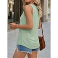 thumbnail image 3 of MOYIKO Tank Tops for Women Round Neck Trendy Sleeveless Tops Dressy Casual Flowy Summer Shirts Loose Fit, 3 of 7