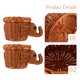 thumbnail image 3 of unbranded Cesta Tejida Imitación Rattan Para Pan Y Con Elefante Decorativo, 3 of 6