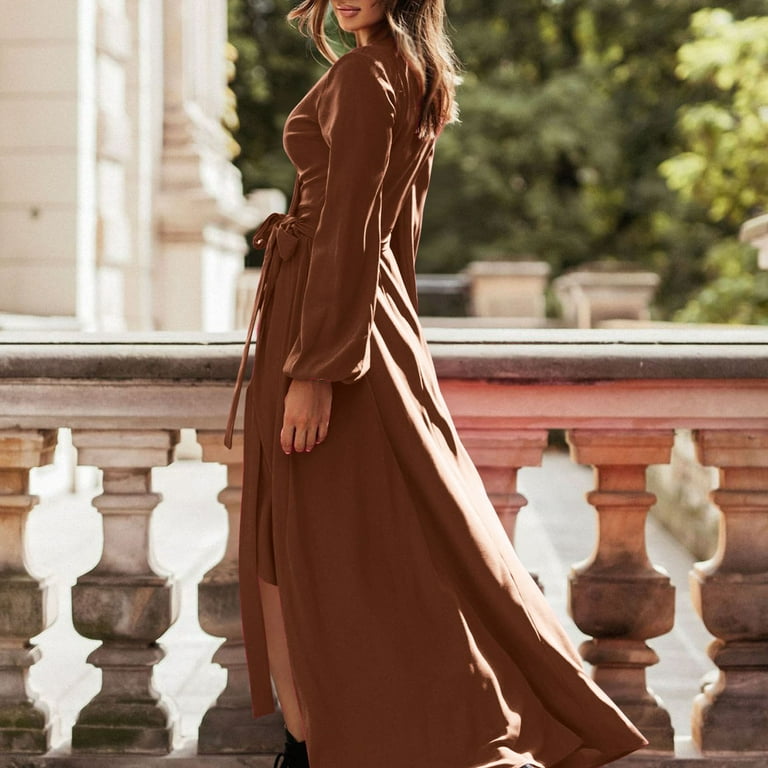 WXLWZYWL 2024 Clearance Sale Cold Shoulder Cocktail Dress for Women O-Ring  Cutout Ruched Wrap Tie Side Bodycon Elegant Formal Midi Dresses -  Walmart.com