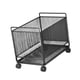 thumbnail image 2 of Cesto de lavandería con carrito, organizador de alambre metálico multifuncional y práctico para ropa sucia. Negro, 2 of 9
