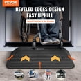 thumbnail image 2 of Rampa de goma VEVOR 3 Rise para puerta, 1500 kg, 2 of 7