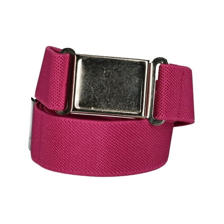 Kids' Elastic 1 Inch Adjustable Belt with Magnetic (Best Contrast With Purple)