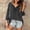 Black, variant on Womens Blouses V Neck T Shirts Tunic Top Loose Fit Hollow T Shirts Flowy Lace Dressy Casual 3/4 Sleeve Eyelet Lace Blouse Work Shirt Boho Tops Vintage Lace,White,2XL