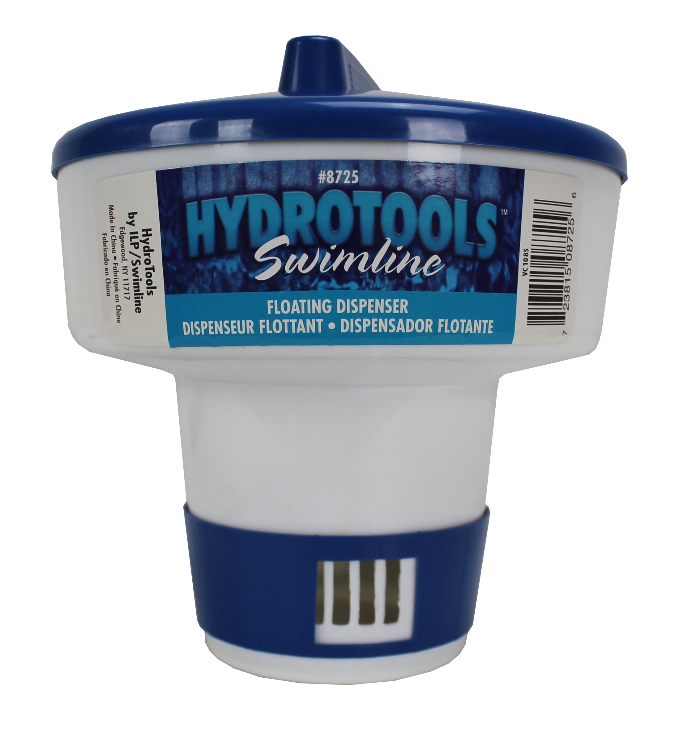 Bromine Dispenser Holds 11/2" Tablets Floating Swimming Pool & Spa