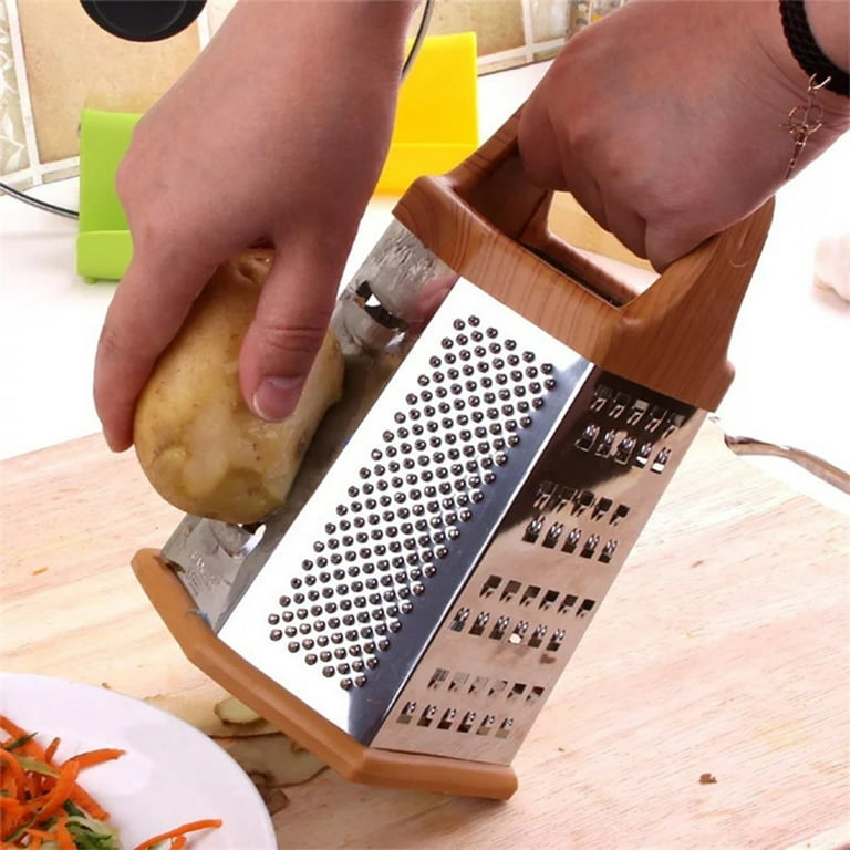 Durable Four-side Potato Cheese Grater Vegetable Cutter Reusable Vegetable  Shredder Easy to Clean for Restaurant