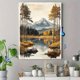 thumbnail image 4 of Qisvanset Framed Canvas Wall Art 12x16 Inch Vintage Psalm Landscape Apartment Gift Art, 4 of 5