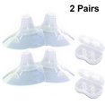 thumbnail image 1 of 2 pares de protectores para pezones de contacto, protectores para pezones para lactancia, 1 of 4