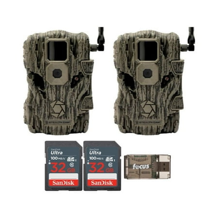 Stealth Cam Fusion X 26MP Trail Camera (AT&T 2-Pack) Bundle