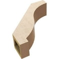 thumbnail image 6 of Ekena Millwork 5"W x 16"D x 16"H Baker Rough Cedar Woodgrain TimberThane Knee Brace, Primed, 6 of 6