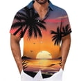 thumbnail image 2 of Mceream Hawaiian Shirt for Men Funny Short Sleeve Loose Button Down Casual Collared Printed Graphic Summer Beach Dress Shirts Fashion Tunic Tops Plus Size Multicolor S, 2 of 6