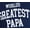 Vintage Label Papa | Blue Cove, variant on Father's Day Men's Smart Purchase Graphic Tee by Way to Celebrate, Sizes XS-5XL