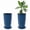 Navy Blue, variant on Gamexcel 12-Inch Round Plant Pot with Drainage Hole, Resin Flower Pot for Indoor Outdoor Flowers and Houseplants, Blue, 1 Pack