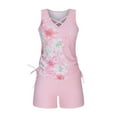 thumbnail image 6 of lcziwo 50 Percent off Sales Today Two Piece Tankini Swimsuits for Women Tummy Control Bathing Suits Athletic Swimwear Tank Top with Shorts Vacation Beach Outfits Pink M, 6 of 9