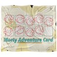 thumbnail image 1 of Rick And Morty Adventure Card Blanket, 1 of 7