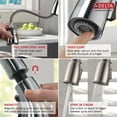 thumbnail image 2 of Delta 9678-Dst Leland Pull-Down Spray Bar/Prep Faucet - Black, 2 of 7