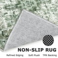 thumbnail image 2 of Brisasol Throw Rugs with Rubber Backing Washable Small Rug 2x3 Indoor Doormat Green Kitchen Rugs for Bedroom Entryway, 2 of 7