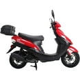 thumbnail image 3 of X-Pro Brand New 50cc Gas Moped Motorcycle, 10" Aluminum Wheels Electric/Kick Start! Large Headlights, 3 of 5