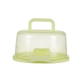 thumbnail image 1 of Wosthever Caja de almacenamiento portátil para pasteles, cajas para postres de pan de fiesta, caja de embalaje de tarta de huevo de comida de forma Herramientas y accesorios para hornear Verde Wosthever HA081214-02, 1 of 6
