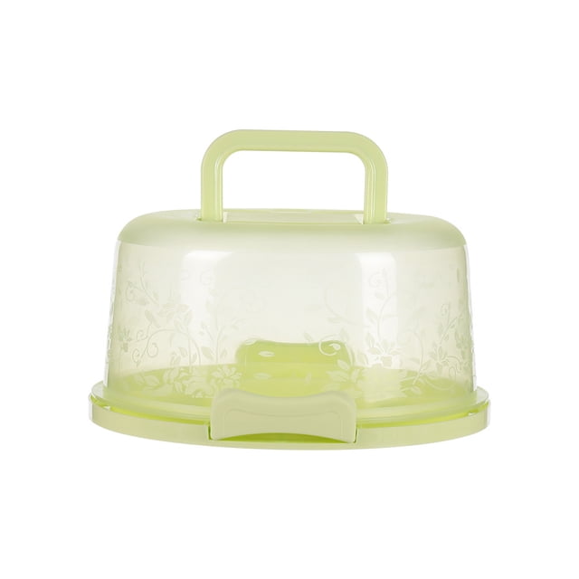 Wosthever Caja de almacenamiento portátil para pasteles, cajas para postres de pan de fiesta, caja de embalaje de tarta de huevo de comida de forma Herramientas y accesorios para hornear Verde Wosthever HA081214-02