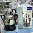 thumbnail image 4 of Korkmaz Caykolik A341-14 Stainless Steel Samovar 4.1 L, 138.5 Oz Electric Tea Maker, Inox, Chrome, Black 110 V US Plug 4.3-Quart, 4 of 7