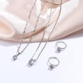 thumbnail image 4 of Luxury Women Ring Necklace Earrings Rhinestone Bracelet Female Casual Ladies Jewelry Set, 4 of 10