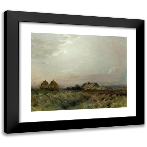 Jean Charles Cazin 14x12 Black Modern Framed Museum Art Print Titled - Landscape (After 1875)
