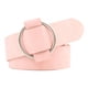 thumbnail image 3 of Cinturones de cuer mujer cinturones sintética suave con Rosa Redondo 105cm Hugo Cinturón de cintura para mujer, 3 of 7