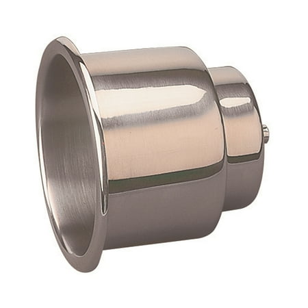 Drain Tray Threaded Fitting - Sea-Dog 588065 Flush Mount Combo Drink Holder With Drain Fitting