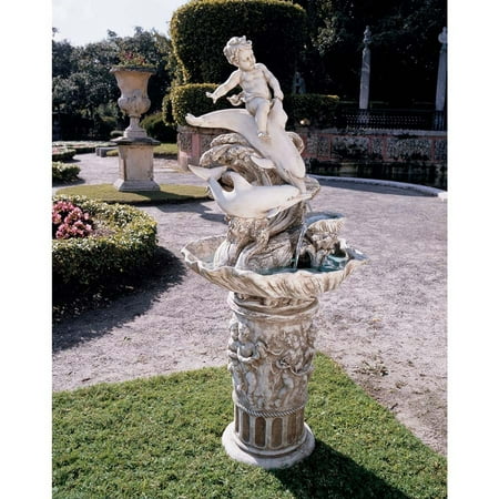 Design Toscano Young Poseidon Sculptural Fountain