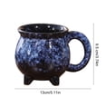 thumbnail image 5 of OIUR Ceramic Cauldron Coffee Mug with Ghosts Pumpkins Bats Halloween Tea Cups Personalized Witchy Gifts for Sisters Family, 5 of 6
