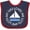 Navy and Red, variant on Inktastic My Gigi Loves Me Sailboat Boys Sailing Boys Baby Bib