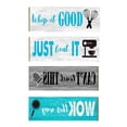 thumbnail image 4 of 4x decoración de pared de cocina, colgador de letras, letrero colgante, arte de pared, placa de pared artística para Bar, casa, granja, decoración SM SunniMix Letrero para colgar en la pared, 4 of 8
