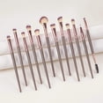 thumbnail image 3 of Juego de brochas de maquillaje para sombra de ojos, delineador de ojos, pestañas y cejas, brocha para sombra de ojos para maquillaje nuevo (color: Negro), 3 of 5