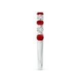 thumbnail image 5 of ANGARA Natural Floating Ruby and Diamond Semi Eternity Wedding Ring in 14K White Gold for Women (Size-2.2mm) | July Birthstone, Birthday, Anniversary, Jewelry Gift for Women | Natural Ruby Ring, 5 of 10