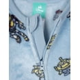 thumbnail image 3 of Disney Toy Story Baby Boy or Girl Fleece Footed Sleep N' Play Buzz and Alien Blue, 3 of 3