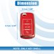 thumbnail image 4 of Unique Bargains Funda de silicona para llave inteligente Fob para Volkswagen Tiguan 2010-2017 Key Fob Shell Protector Keyless Red, 4 of 6